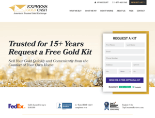 expressgoldcash.com screenshot