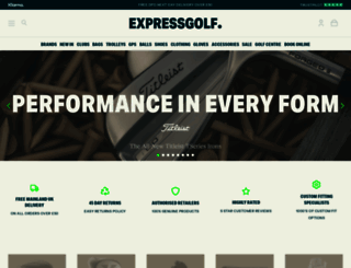 expressgolf.co.uk screenshot
