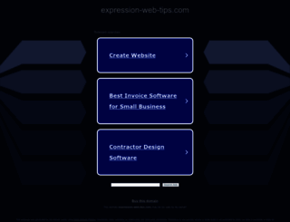 expression-web-tips.com screenshot
