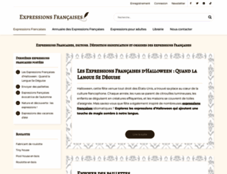 expressions-francaises.fr screenshot