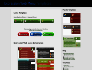 expressionwebmenu.com screenshot