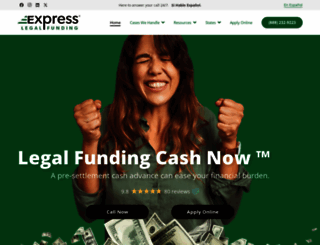 expresslegalfunding.com screenshot