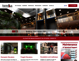 expresslift-elevators.com screenshot