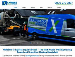 expressliquidscreeds.co.uk screenshot