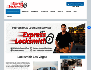 expresslockslv.com screenshot
