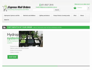 expressmailorders.com.au screenshot