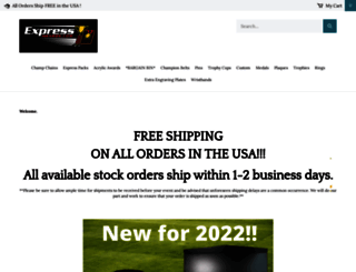 expressmedals.com screenshot