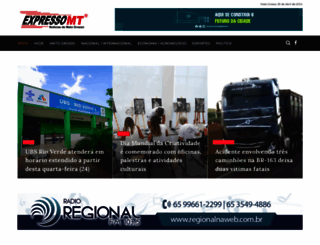 expressomt.com.br screenshot