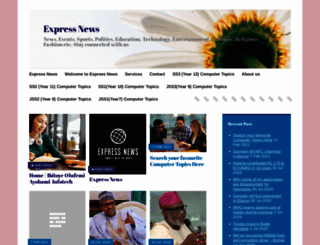 expresson.news.blog screenshot