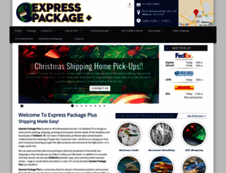 expresspackageplus.com screenshot