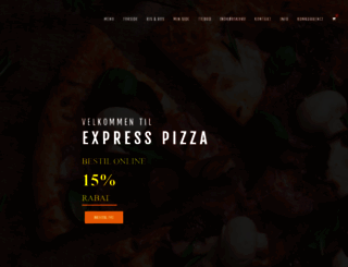 expresspizza.dk screenshot