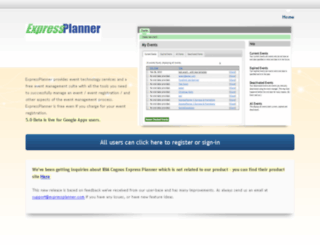 expressplanner.com screenshot
