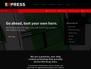 expressprintgraphics.com screenshot