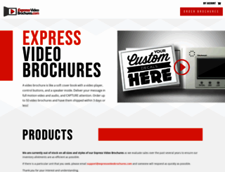 expressvideobrochures.com screenshot