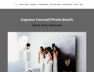 expressyourself-photobooth.com screenshot