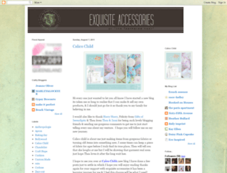 exquisiteaccessories.blogspot.com screenshot