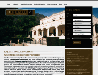 exquisitehotelconsultants.com screenshot