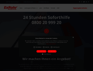 exrohr-luebeck.de screenshot