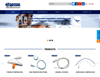 exsense-medical.com screenshot