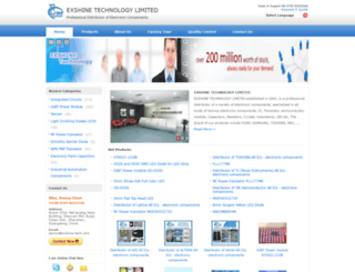 exshine-tech.com screenshot