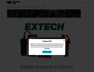 extechinstruments.com screenshot