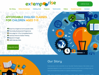 extemporise.co.uk screenshot
