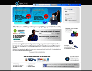 extendnet.co.uk screenshot