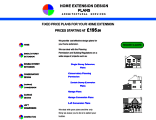 extension-design-plans.co.uk screenshot