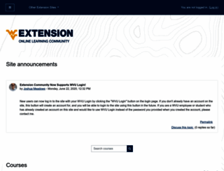 extensioncommunity.wvu.edu screenshot