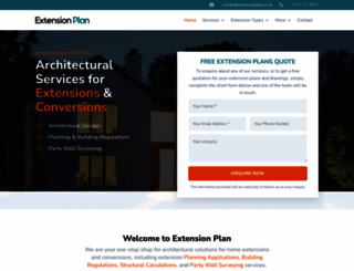 extensionplan.co.uk screenshot