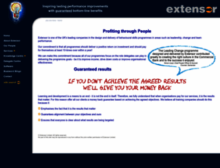 extensor.co.uk screenshot