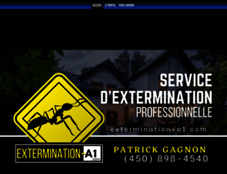 extermination-a1.com screenshot