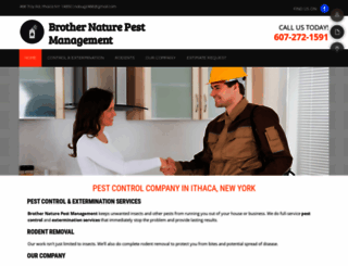 exterminatorsithaca.com screenshot