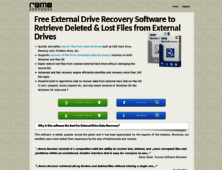 externaldriverecovery.com screenshot