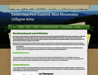 extinctionpestcontrol.com screenshot