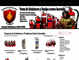 extintorescostarica.com screenshot