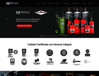 extintoresmelisam.com.ar screenshot