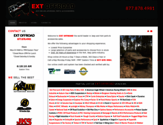 extoffroad.com screenshot