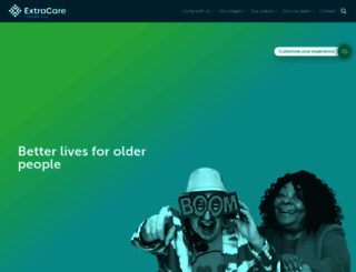 extracare.org.uk screenshot