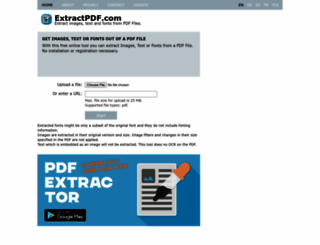extractpdf.com screenshot