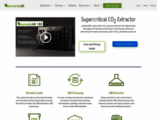 extraktlabsupercritical.com screenshot