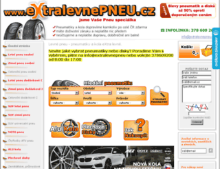 extralevne-pneu.cz screenshot