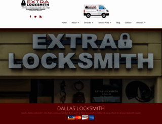 extralocksmithdallas.com screenshot