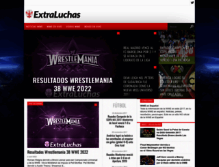 extraluchas.com screenshot