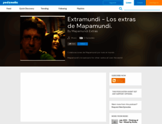 extramapa.podomatic.com screenshot