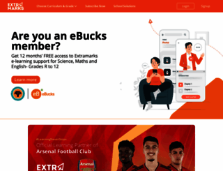 extramarks.co.za screenshot
