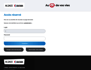 extranet.bas-rhin.fr screenshot