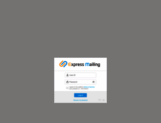 extranet.express-mailing.com screenshot