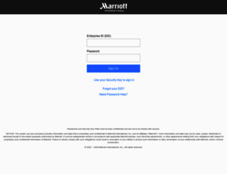 extranet.marriott.com screenshot