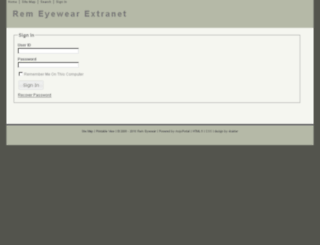extranet.remeyewear.com screenshot